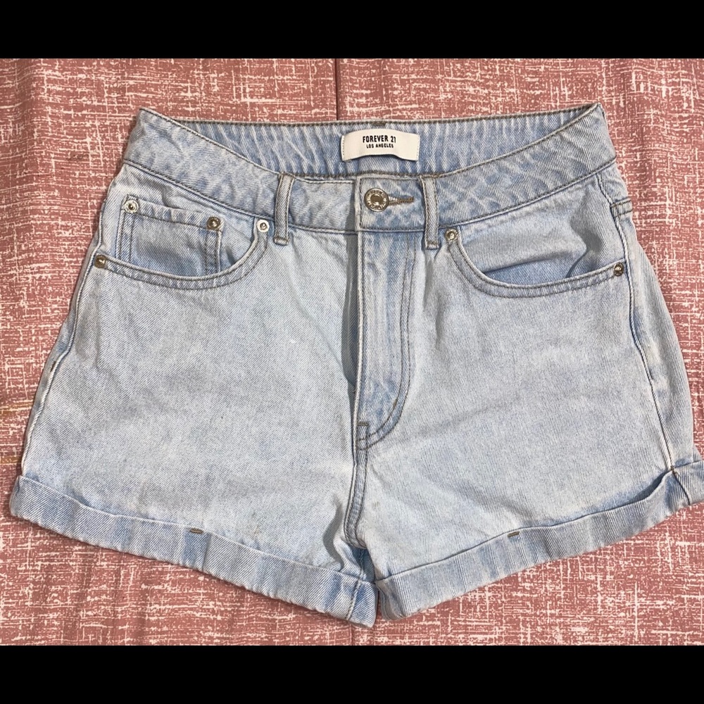 High waisted shorts